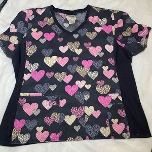 Cherokee scrub top XL